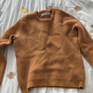 Outerknown Men's Crewneck Sweater in Warm Brown